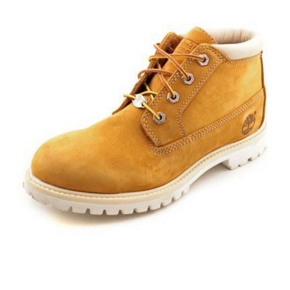 timberland boots with white trim